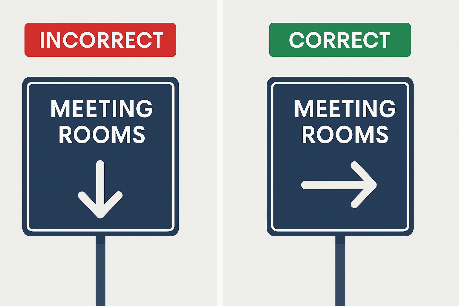 Errors in Signage Design