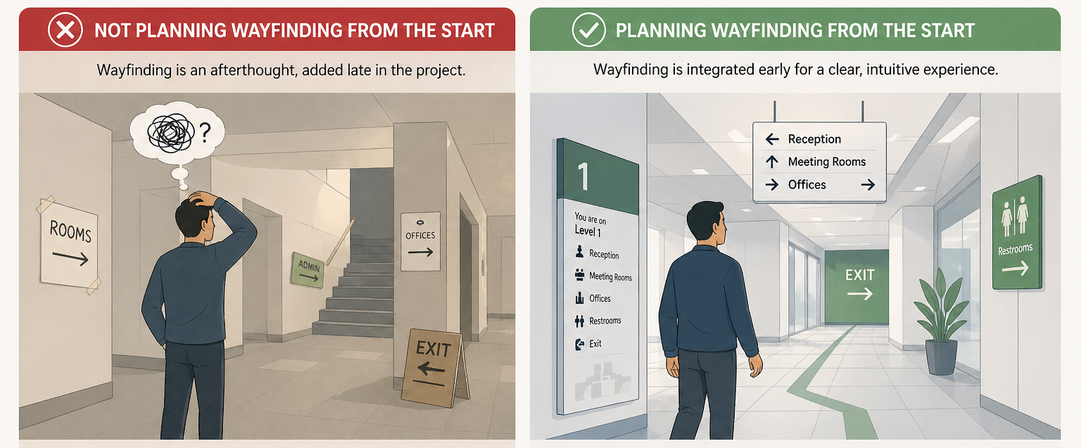Top 10 Wayfinding Design Mistakes Businesses Should Avoid